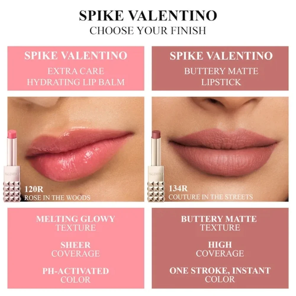 Spike Valentino Hydrating Disco Lip Balm Bold Brown Brand New In Box Full Size